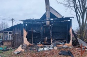 В росгвардии помогли оставшейся без жилья в результате пожара многодетной семье сотрудника ведомства