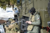 Столичный спецназ Росгвардии принял участие в тренировке с применением БПЛА