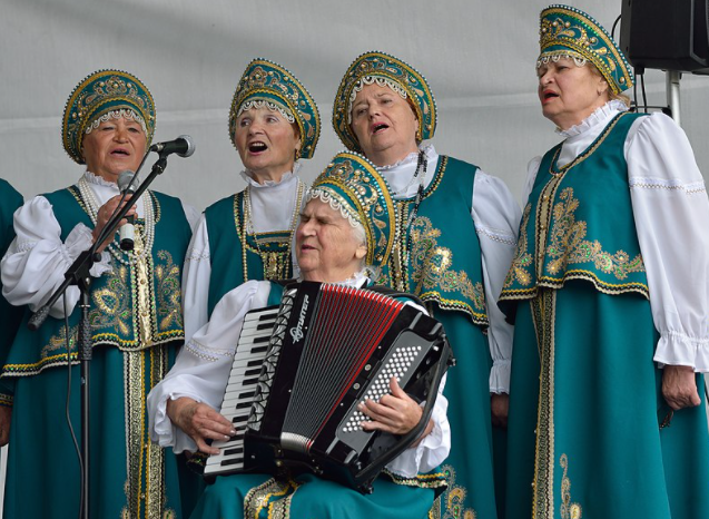 Репетиция ансамбля «Родные напевы» прошла в Кокошкино